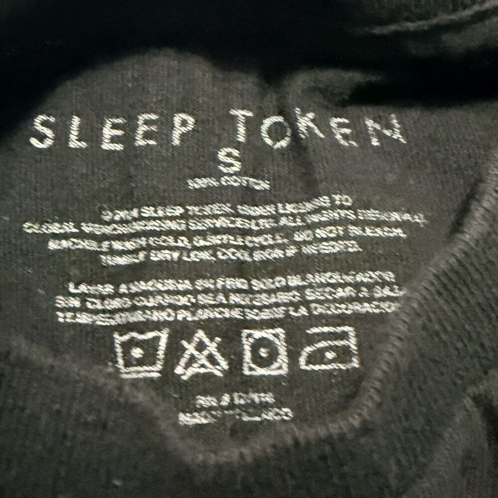 Sleep Token Take Me Back to Eden Album Track List Shirt Black Small Rock Tour - Picture 2 of 6